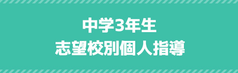 中学3年生 志望校別個人指導